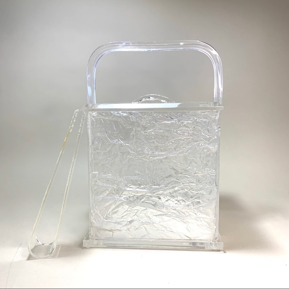 Herzfold’s Other - Bar Ware Ice Bucket Lucite Vintage MCM